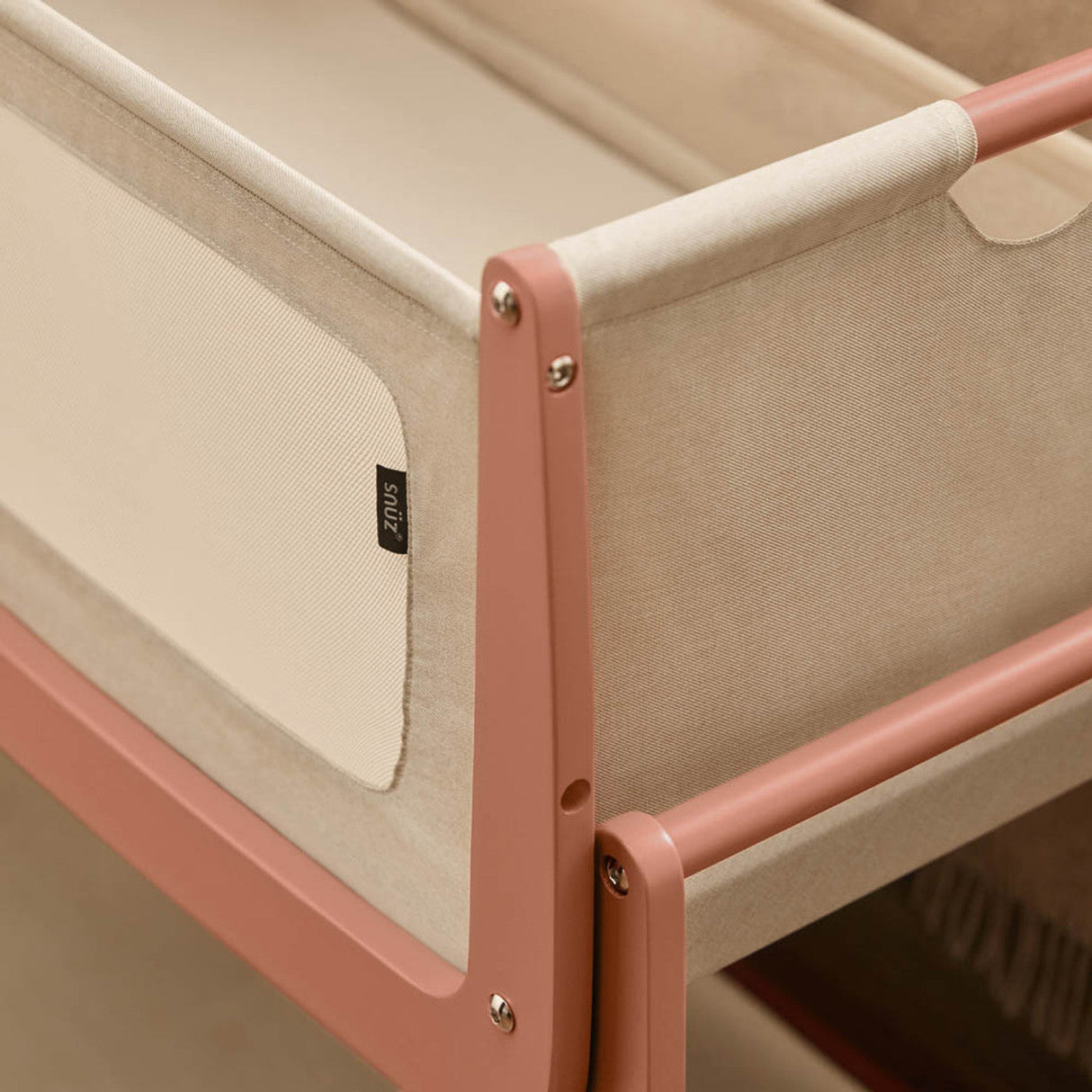 Snuzpod 5 Bedside Crib - Terracotta 6