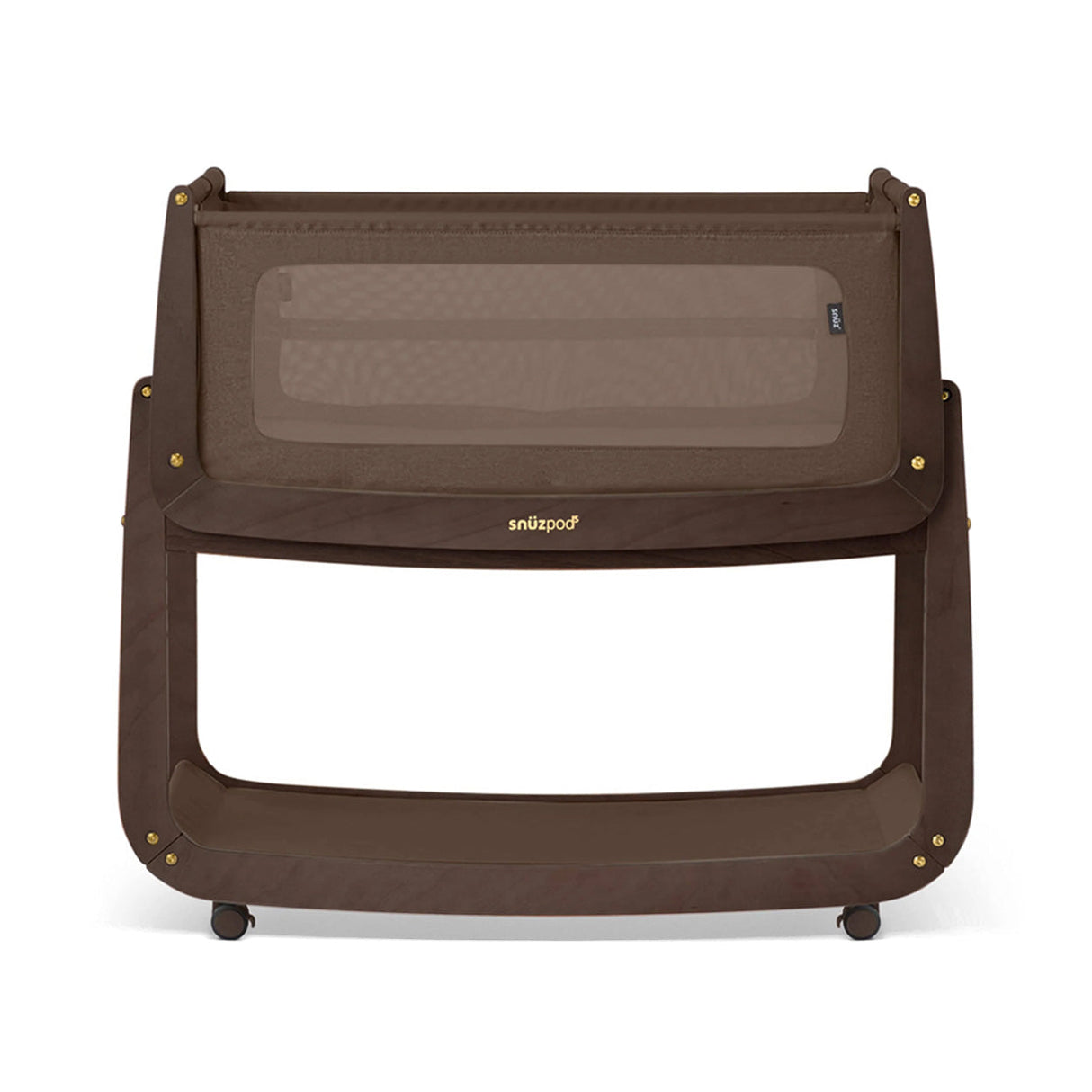 Snuzpod 5 Bedside Crib - Chocolate