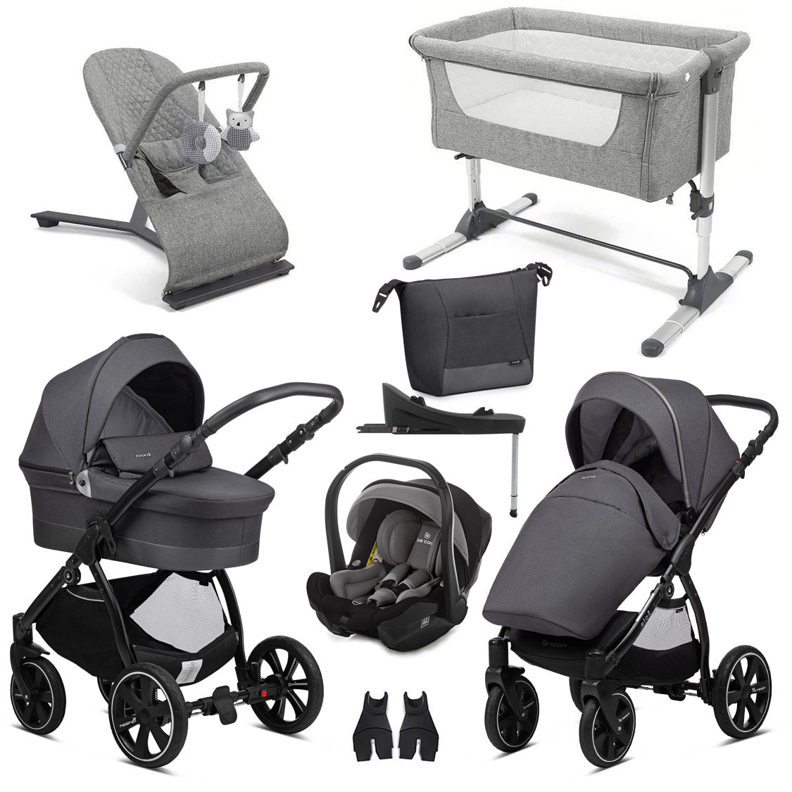 Noordi Sole Go 3in1 Travel System & Nursery Bundle