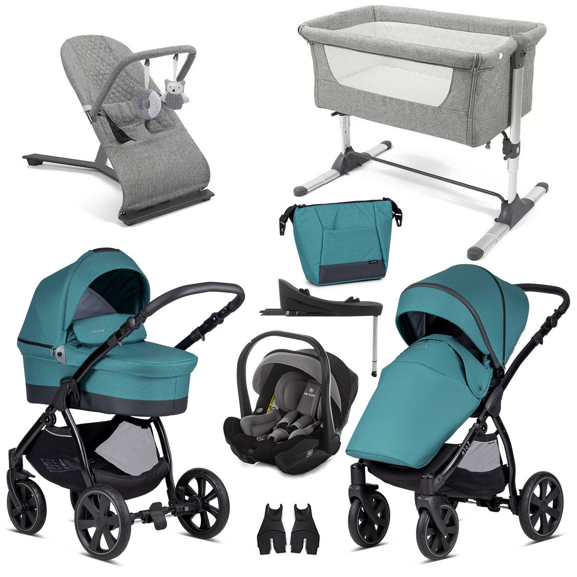 Noordi Sole Go 3in1 Travel System & Nursery Bundle