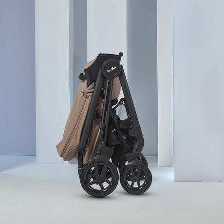 Silver Cross Dune 2 Pushchair and First Bed Folding Carrycot - Mocha 3