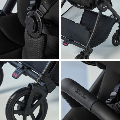 Silver Cross Dune 2 Pushchair and First Bed Folding Carrycot - Space 4