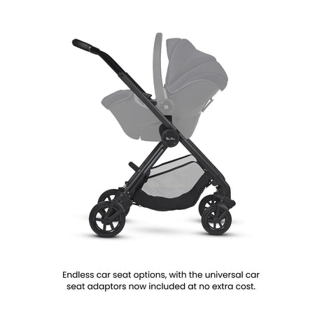 Silver Cross Dune 2 Pushchair and First Bed Folding Carrycot - Space 6
