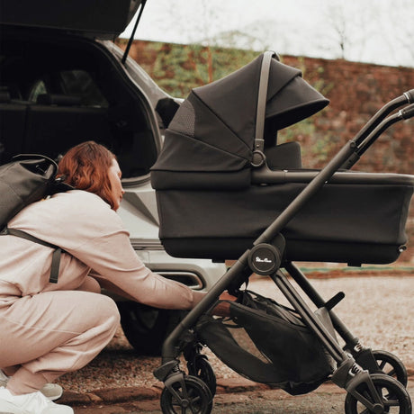 Silver Cross Dune 2 Pushchair and First Bed Folding Carrycot - Space 8