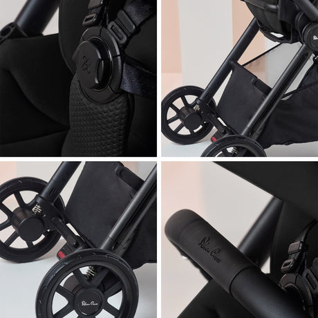 Silver Cross Reef 2 Pushchair and First Bed Folding Carrycot - Space 4