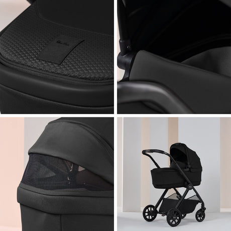 Silver Cross Reef 2 Pushchair and First Bed Folding Carrycot - Space 5