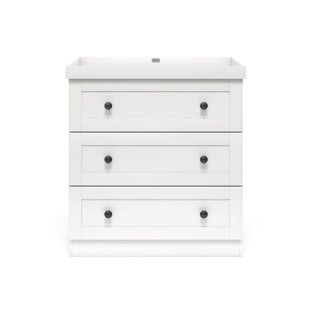 Silver Cross Bromley 2 Piece Cot Bed and Dresser Set - White 7