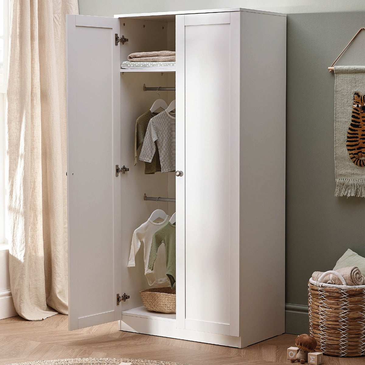 Silver Cross Bromley 3 Piece Complete Room Set - White 7