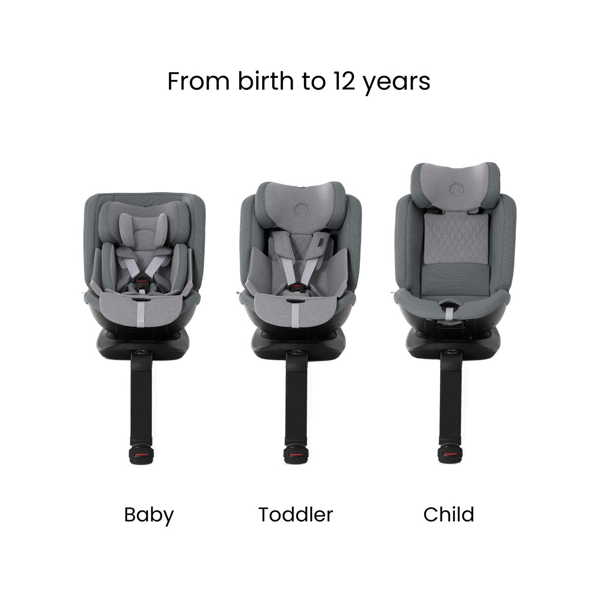 Silver Cross Motion 2 All Size 360 Car Seat - Glacier 2