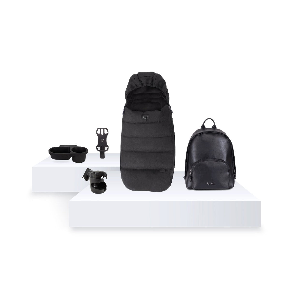 Silver Cross Wave 3 Pram & Pushchair + Ultimate Pack + Motion All Size - Onyx 7