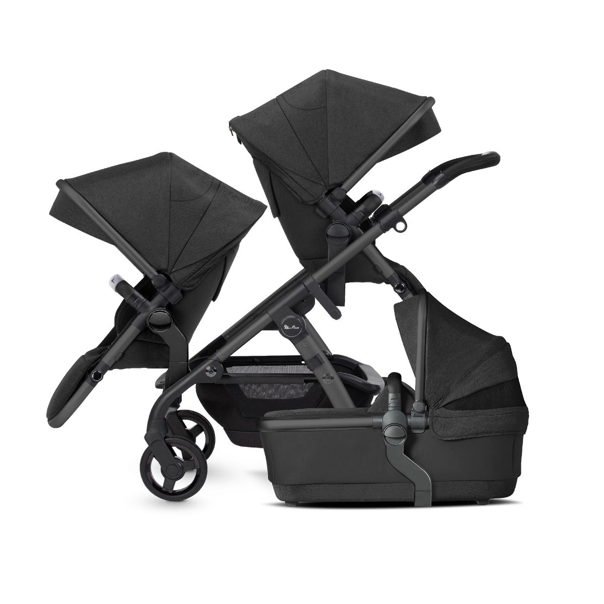 Silver Cross Wave 3 Single to Double Pushchair - Onyx 2