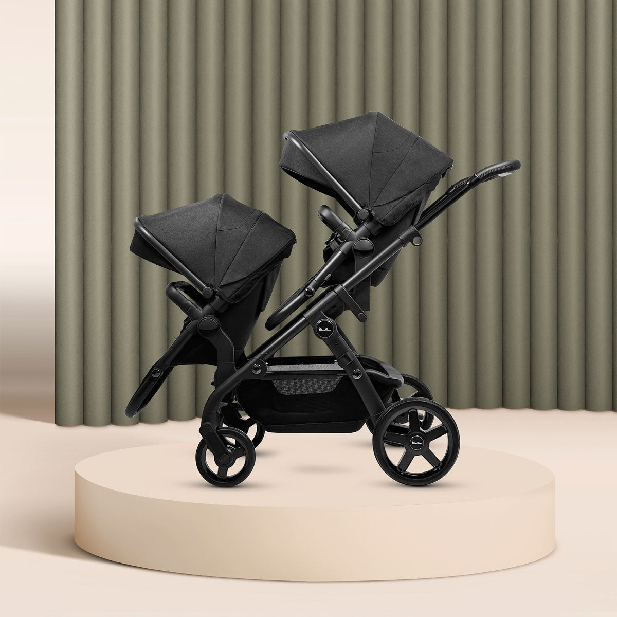 Silver Cross Wave 3 Twin Travel System Bundle - Onyx 6