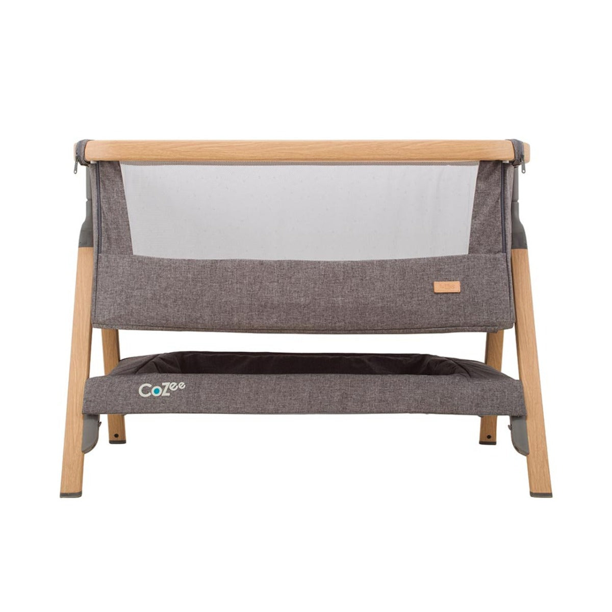 Tutti Bambini CoZee Bedside Crib - Oak and Charcoal 16