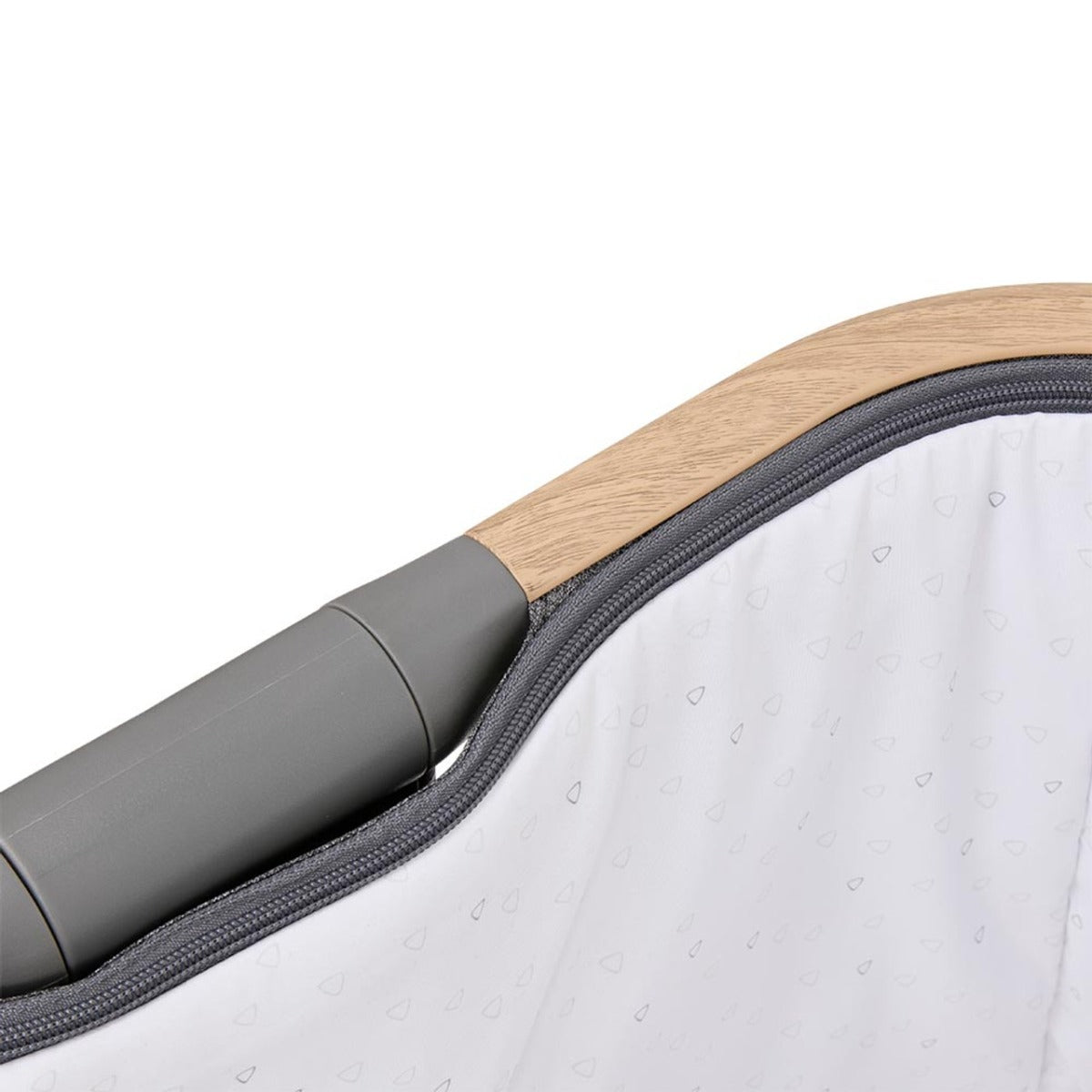 Tutti Bambini CoZee Bedside Crib - Oak and Charcoal 20