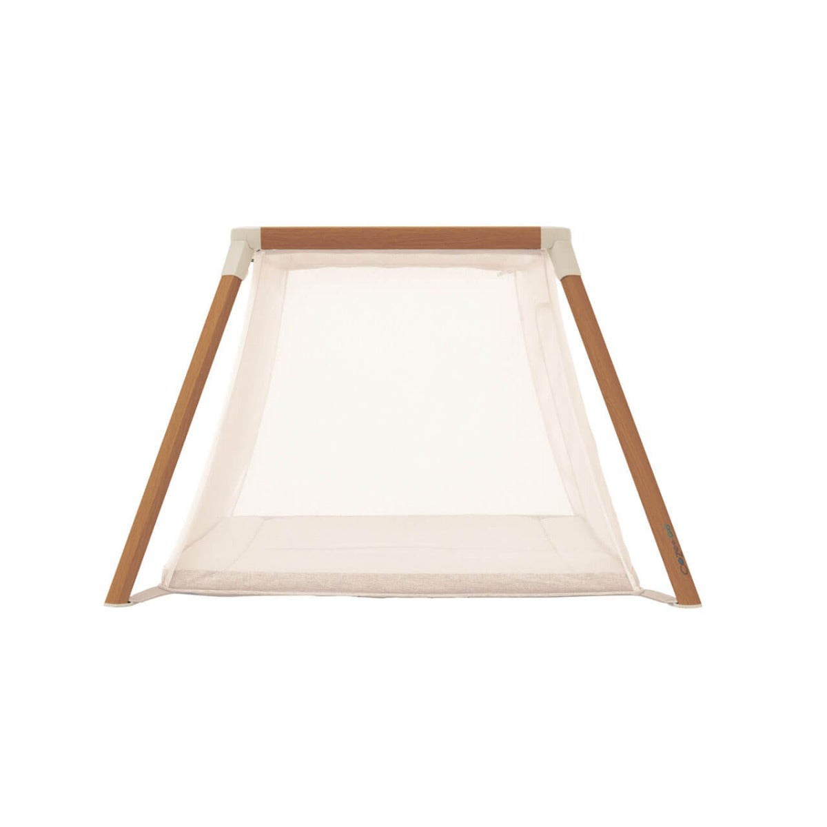 Tutti Bambini CoZee Go 3-in-1 Bassinet, Travel Cot & Playpen - Scandinavian Walnut/Ecru