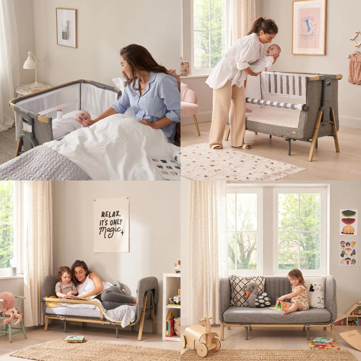 Tutti Bambini CoZee XL Complete Birth to 4+ Years Package - Oak/Charcoal 7