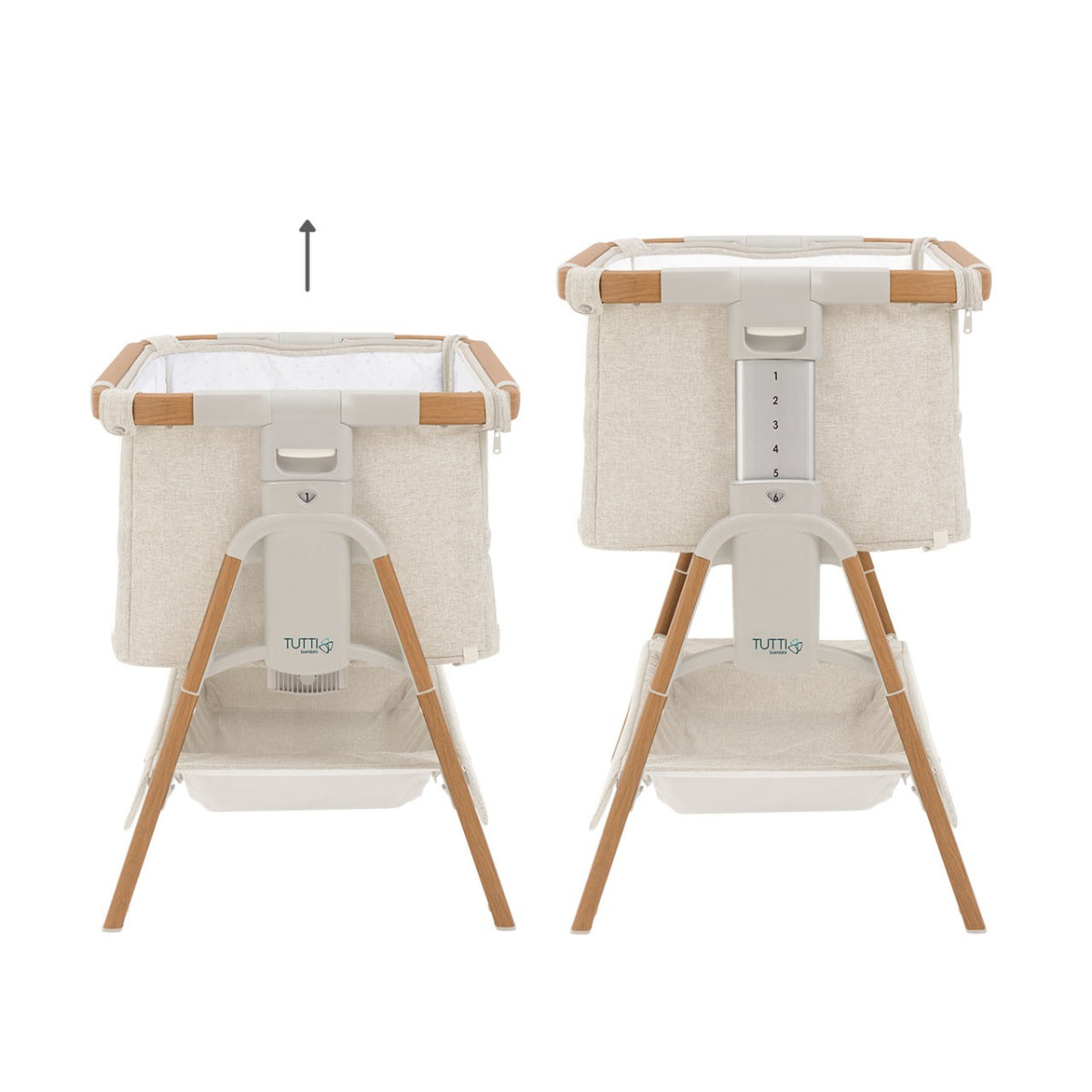 Tutti Bambini CoZee XL Complete Birth to 4+ Years Package - Scandinavian Walnut/Ecru 12