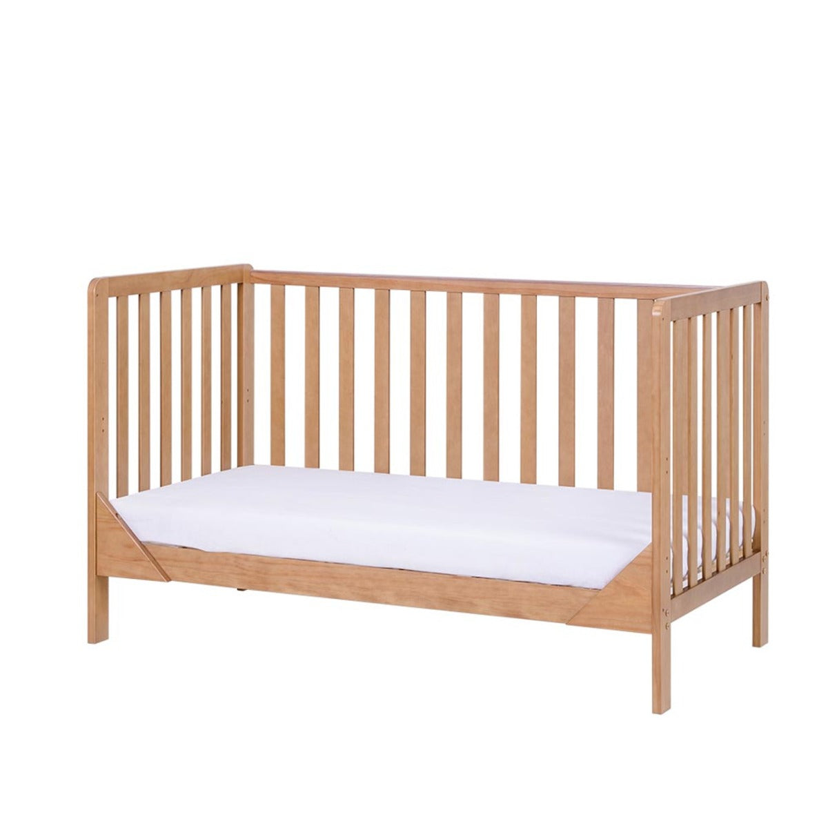 Tutti Bambini Malmo Cot Bed & Rio Furniture 2pc Set - Dove Grey/Oak 6
