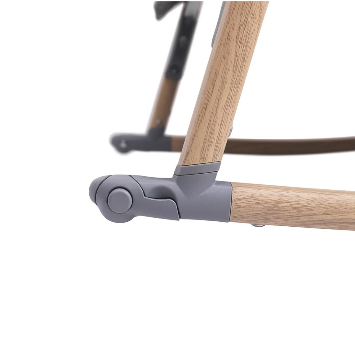 Tutti Bambini CoZee Air Bedside Crib - Oak and Charcoal 4