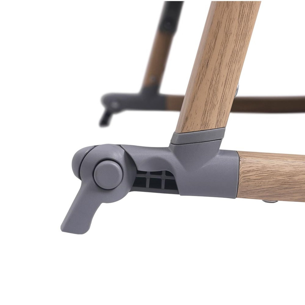 Tutti Bambini CoZee Air Bedside Crib - Oak and Charcoal 5