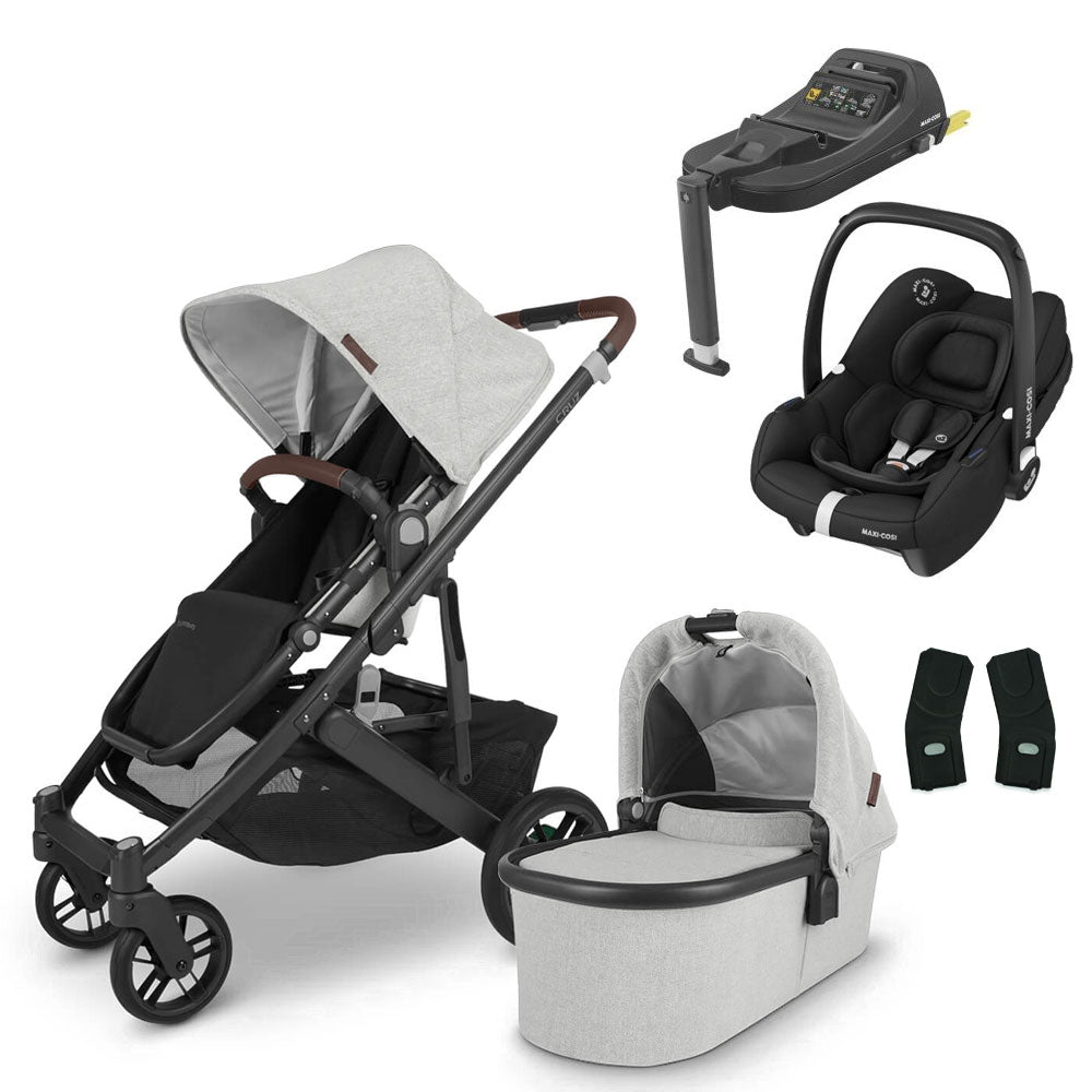 UPPAbaby CRUZ V2 Travel System with Maxi-Cosi Cabriofix iSize + Isofix Base 2