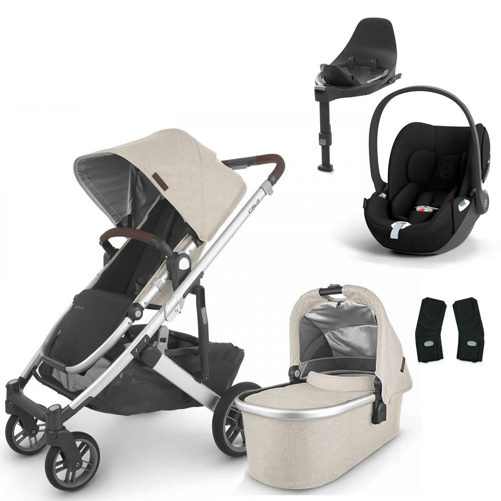 UPPAbaby CRUZ V2 Travel System with Cybex Cloud T + Rotating IsoFix Base 3