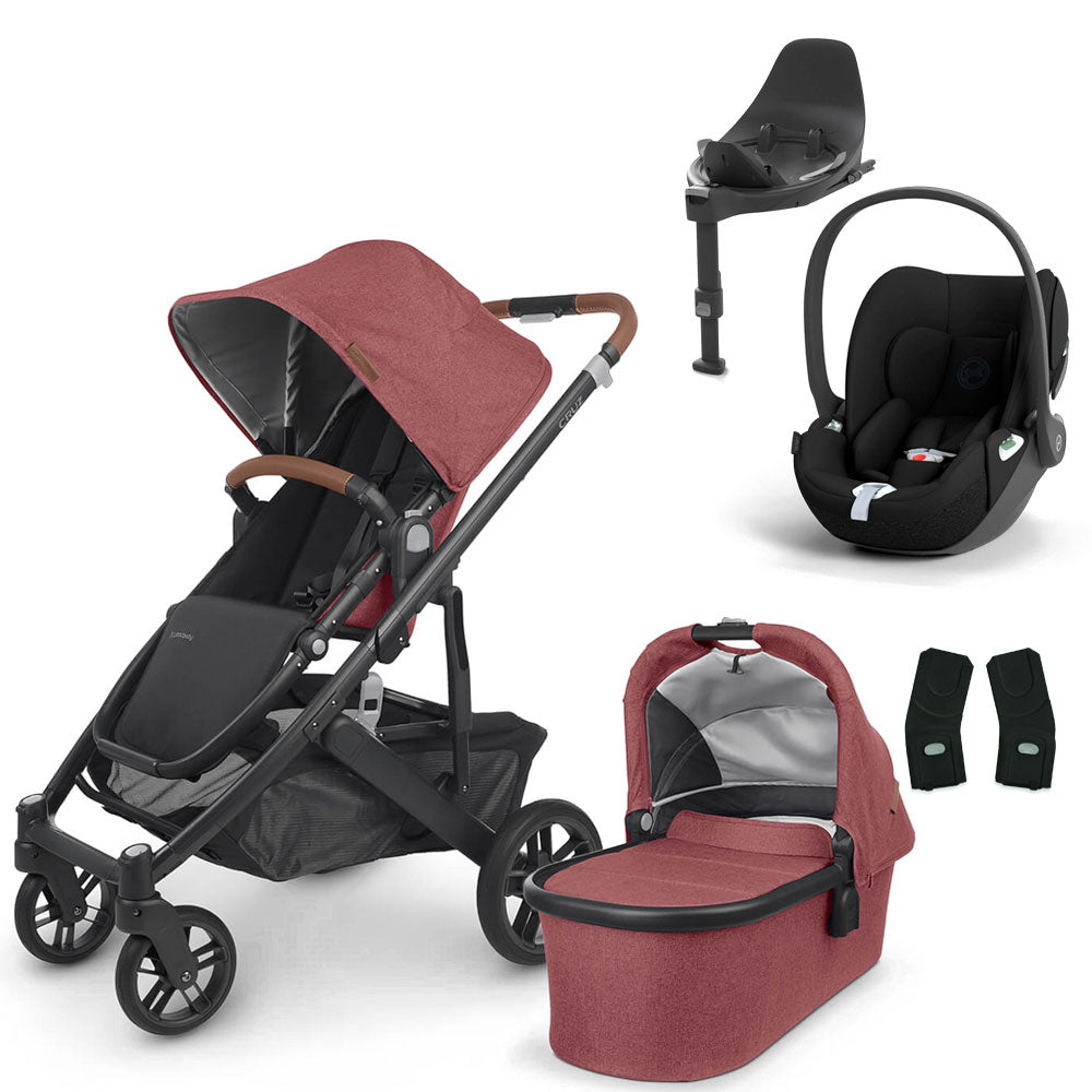 UPPAbaby CRUZ V2 Travel System with Cybex Cloud T + Rotating IsoFix Base 8