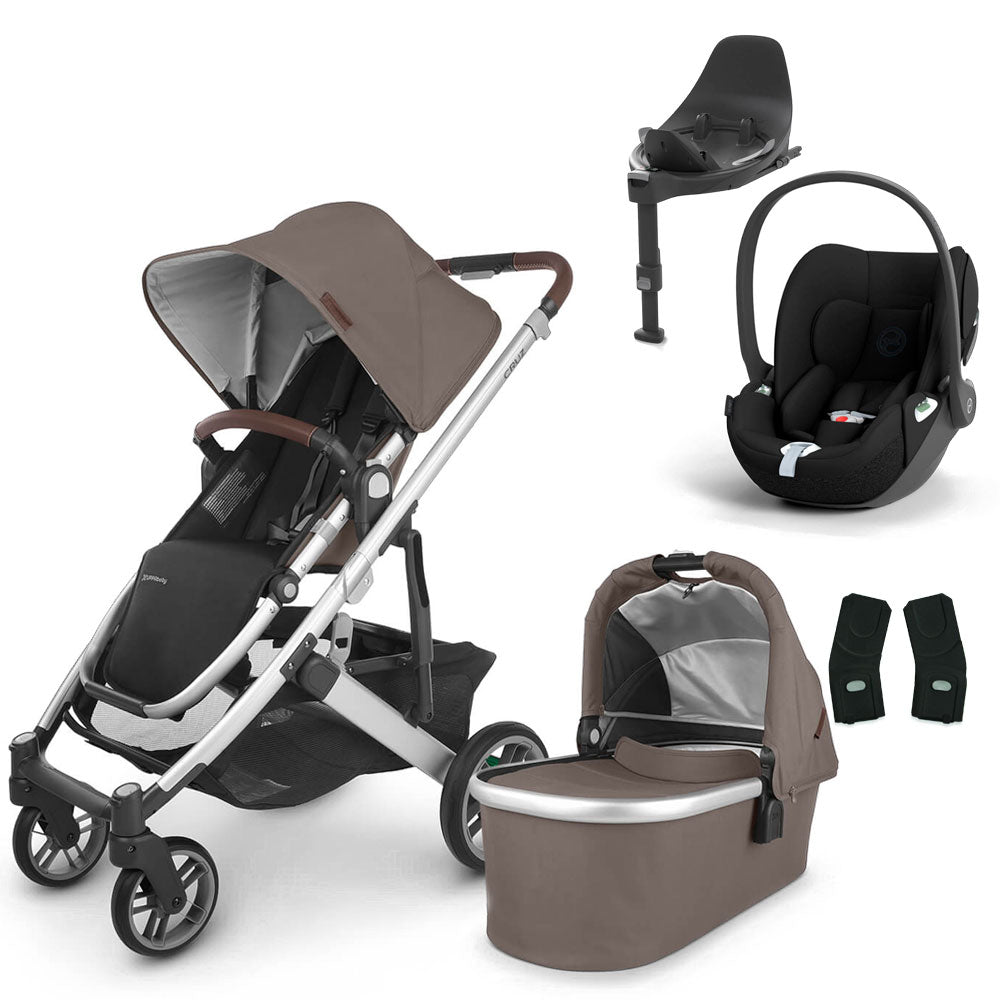 UPPAbaby CRUZ V2 Travel System with Cybex Cloud T + Rotating IsoFix Base 9