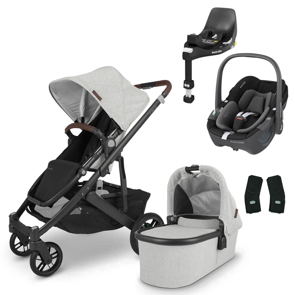 UPPAbaby CRUZ V2 Travel System with Maxi-Cosi Pebble 360 + Rotating IsoFix Base 2