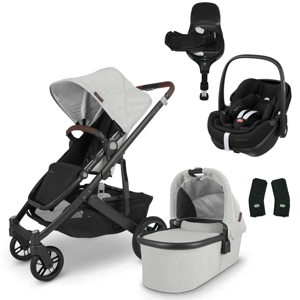 UPPAbaby CRUZ V2 Travel System with Maxi-Cosi Pebble 360 PRO + Rotating IsoFix Base 2