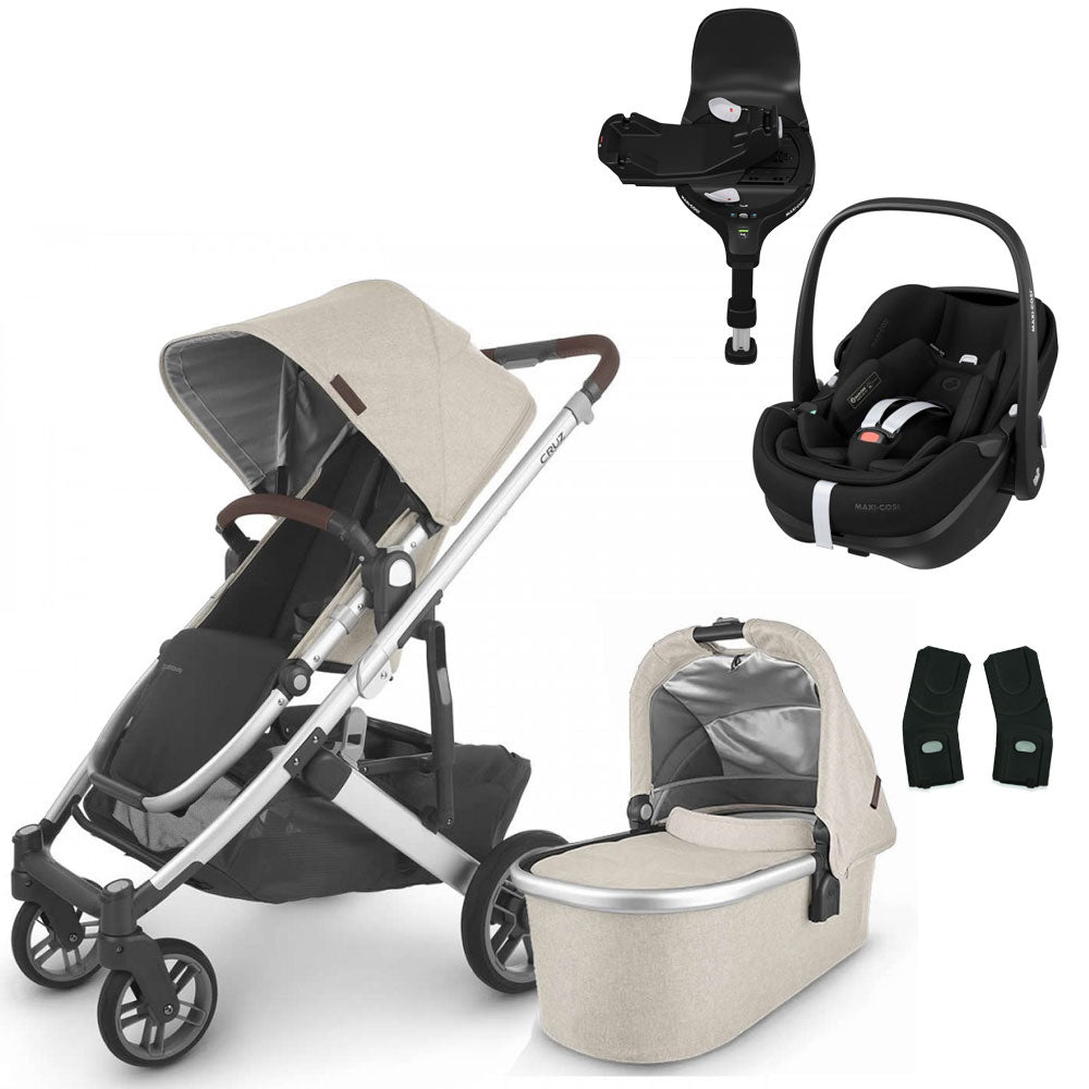UPPAbaby CRUZ V2 Travel System with Maxi-Cosi Pebble 360 PRO + Rotating IsoFix Base 3