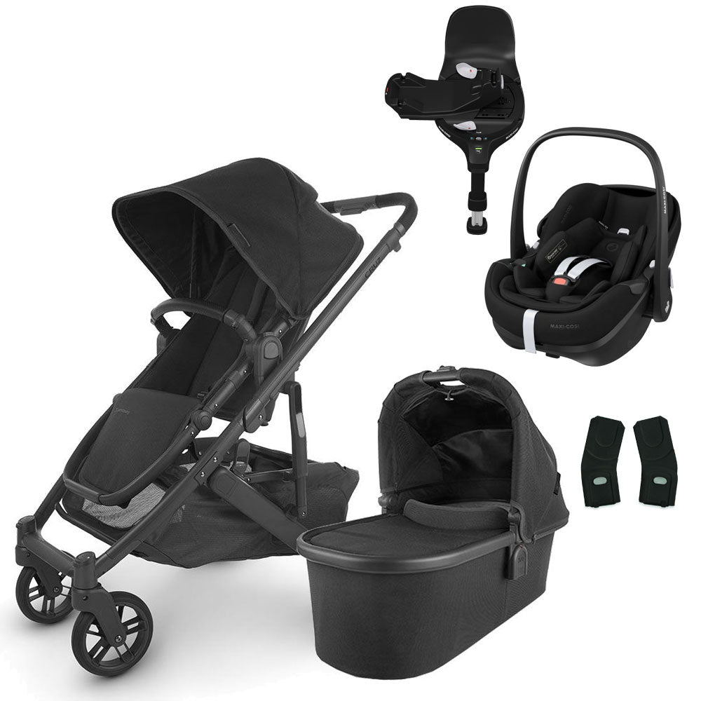 UPPAbaby CRUZ V2 Travel System with Maxi-Cosi Pebble 360 PRO + Rotating IsoFix Base 1