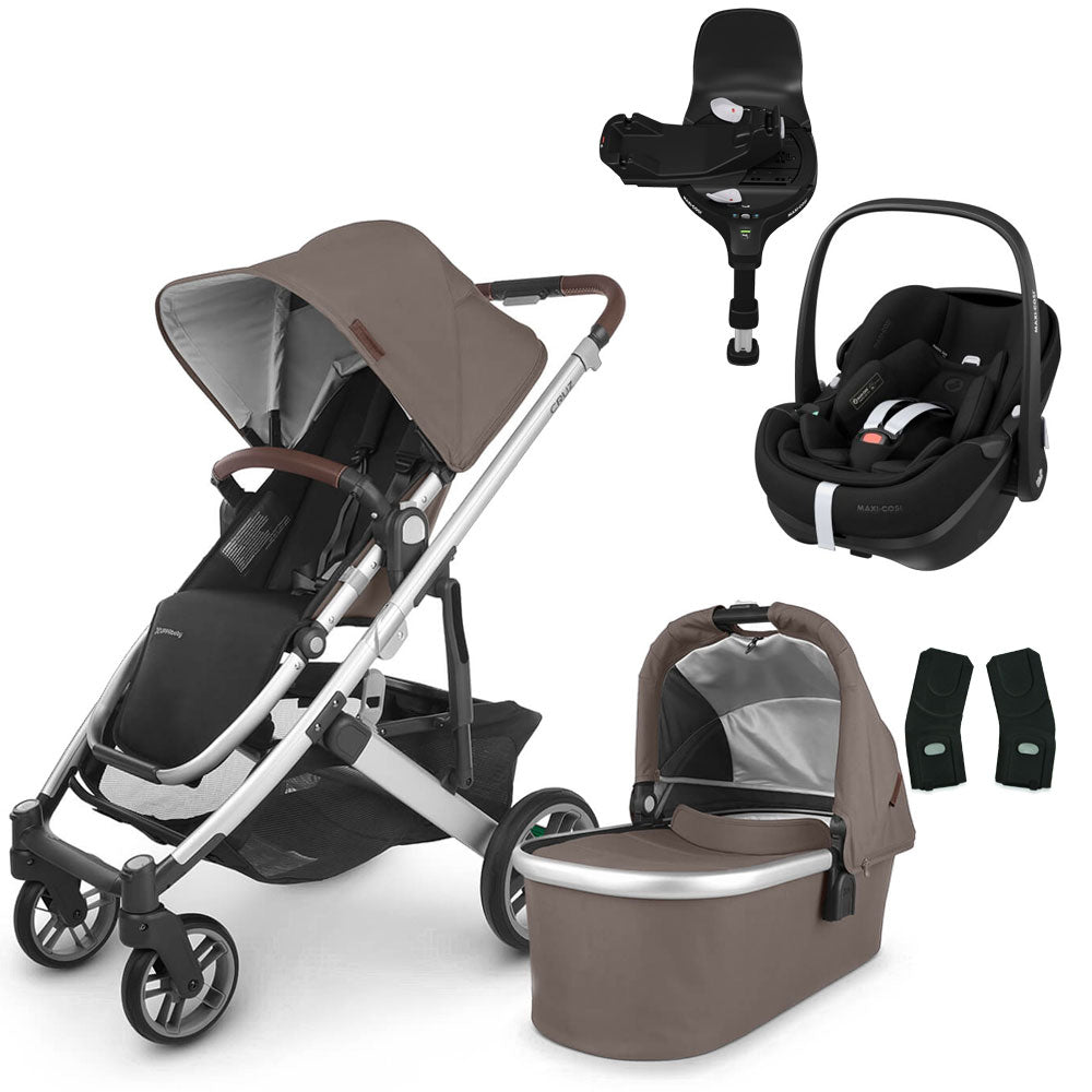 UPPAbaby CRUZ V2 Travel System with Maxi-Cosi Pebble 360 PRO + Rotating IsoFix Base 9