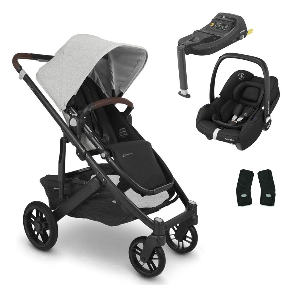 UPPAbaby CRUZ V2 Pushchair with Maxi-Cosi Cabriofix iSize + Isofix Base 2