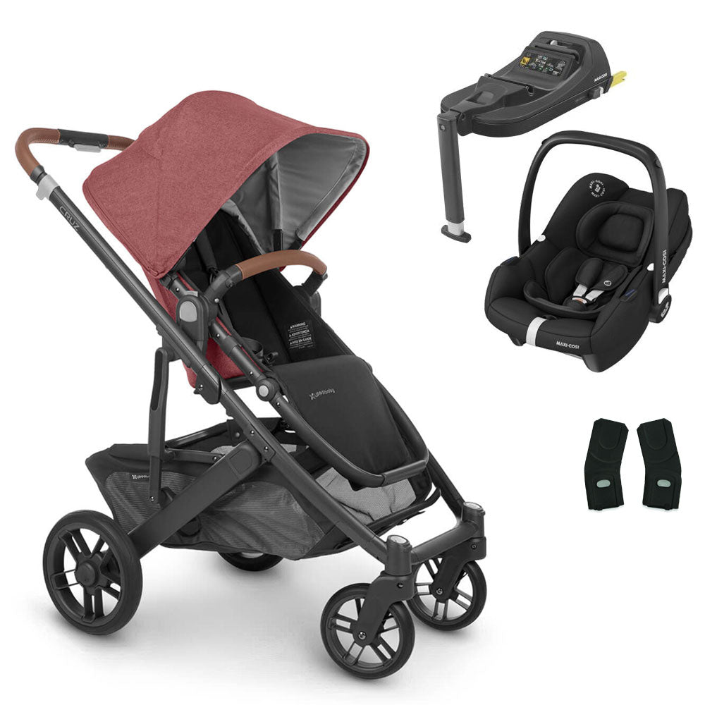 UPPAbaby CRUZ V2 Pushchair with Maxi-Cosi Cabriofix iSize + Isofix Base 8