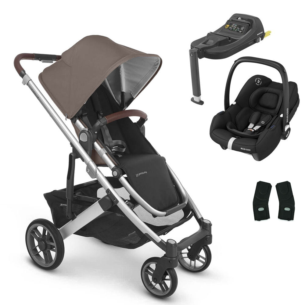 UPPAbaby CRUZ V2 Pushchair with Maxi-Cosi Cabriofix iSize + Isofix Base 9