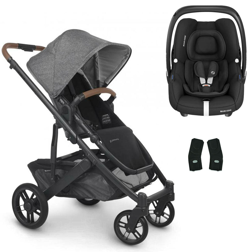 UPPAbaby CRUZ V2 Pushchair with Maxi-Cosi Cabriofix iSize 5