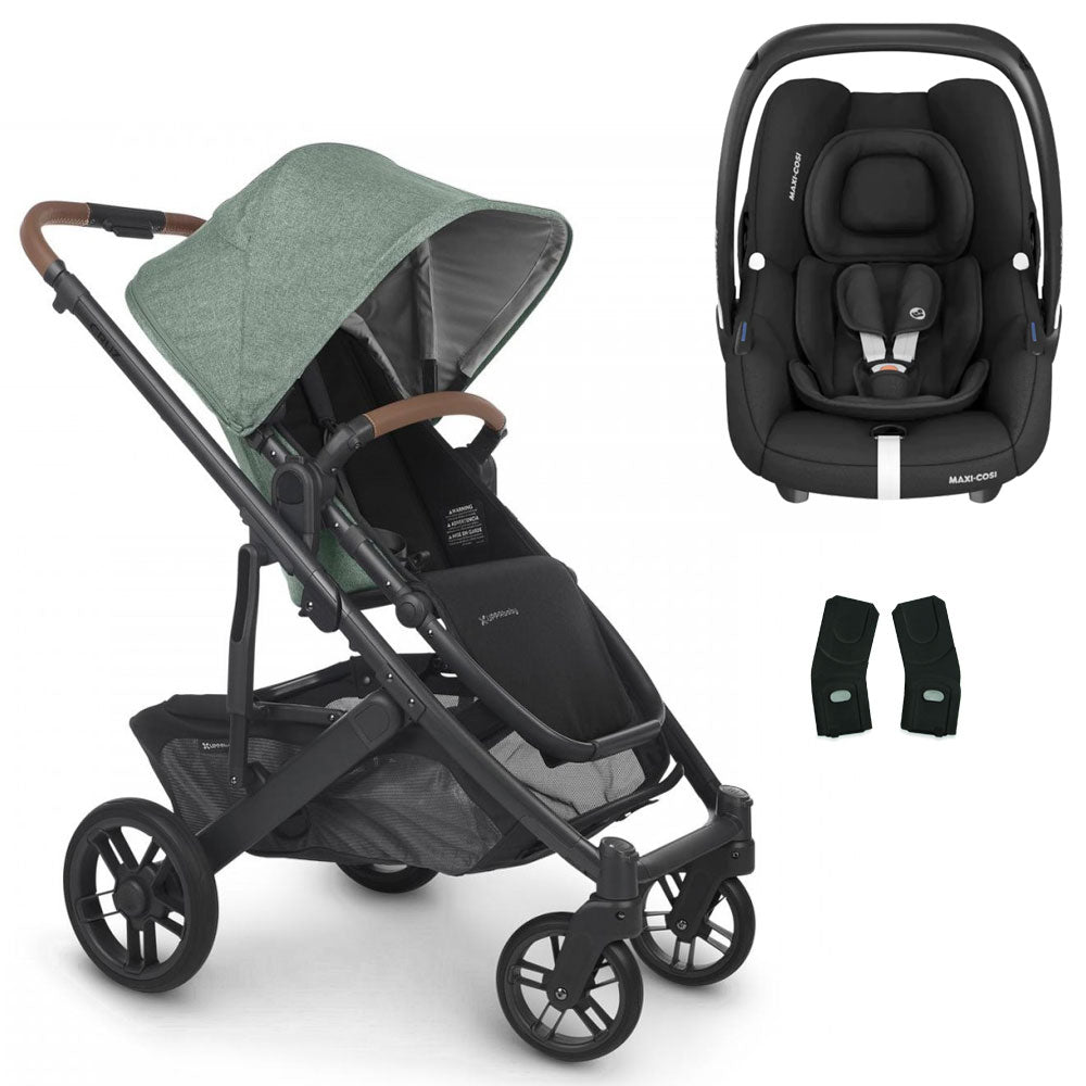 UPPAbaby CRUZ V2 Pushchair with Maxi-Cosi Cabriofix iSize 6