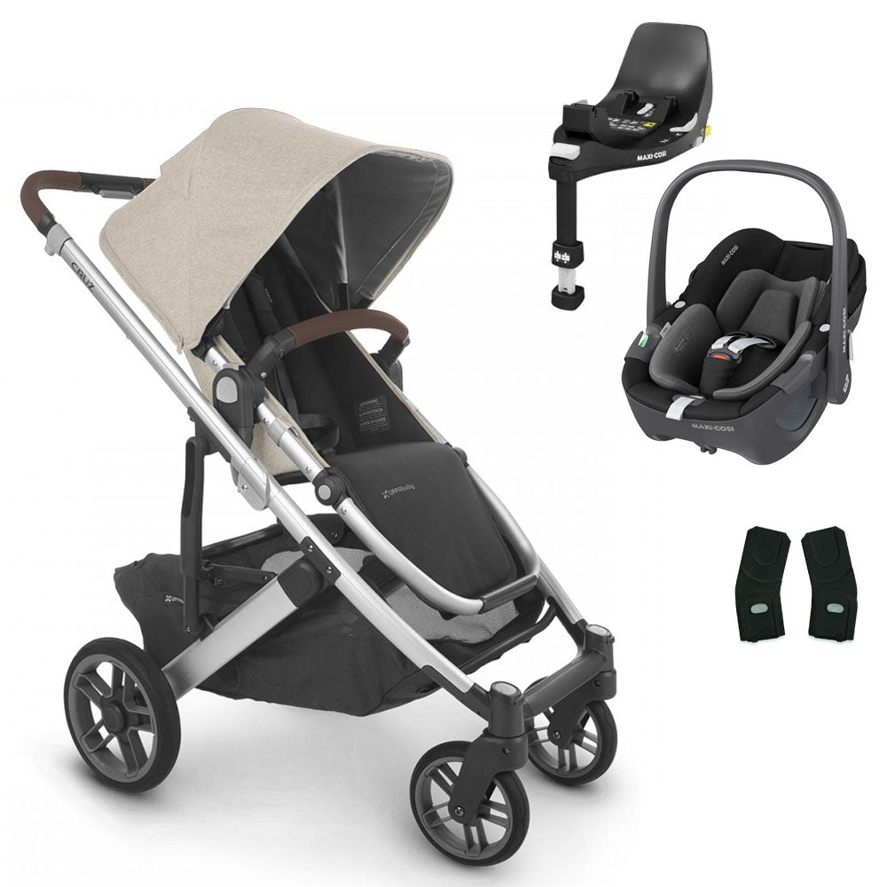 UPPAbaby CRUZ V2 Pushchair with Maxi-Cosi Pebble 360 + Rotating IsoFix Base 3