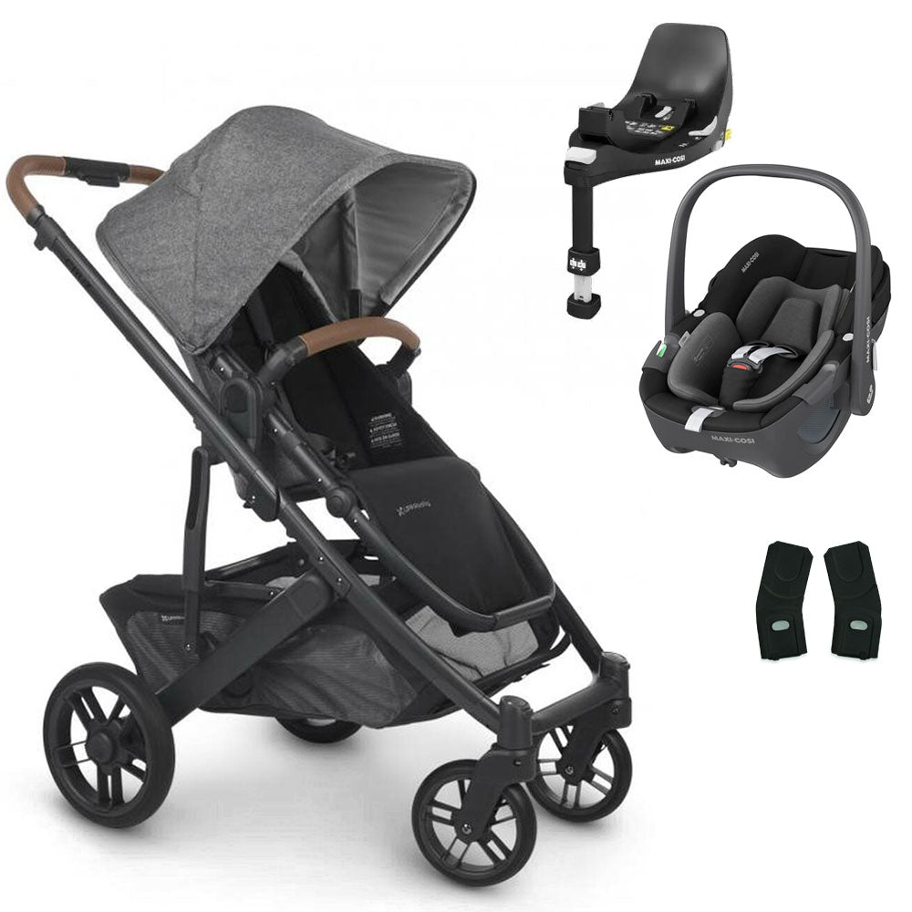 UPPAbaby CRUZ V2 Pushchair with Maxi-Cosi Pebble 360 + Rotating IsoFix Base 5