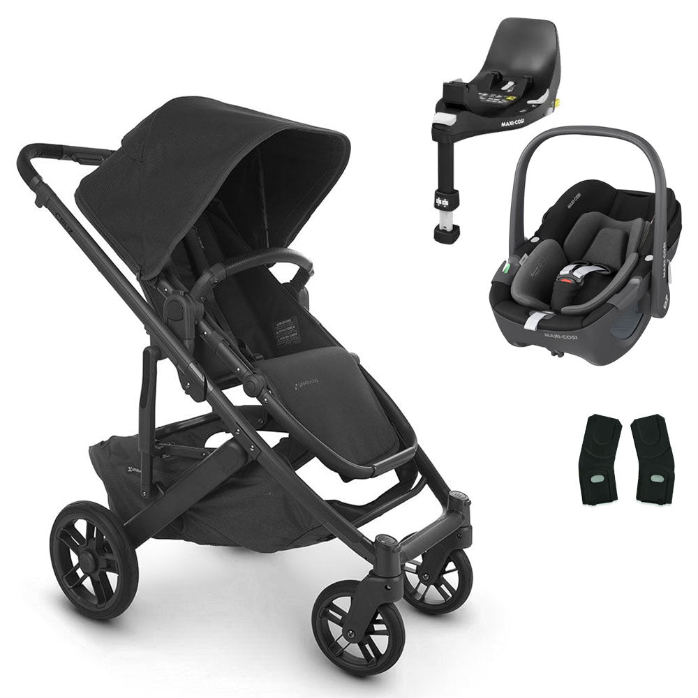 UPPAbaby CRUZ V2 Pushchair with Maxi-Cosi Pebble 360 + Rotating IsoFix Base 1