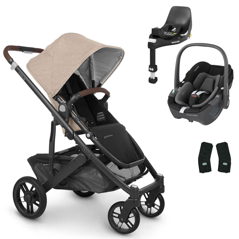 UPPAbaby CRUZ V2 Pushchair with Maxi-Cosi Pebble 360 + Rotating IsoFix Base 7