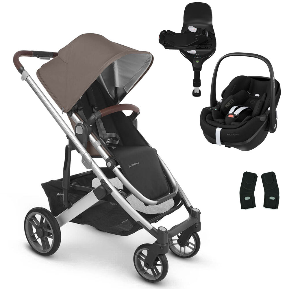 UPPAbaby CRUZ V2 Pushchair with Maxi-Cosi Pebble 360 PRO + Rotating IsoFix Base 9