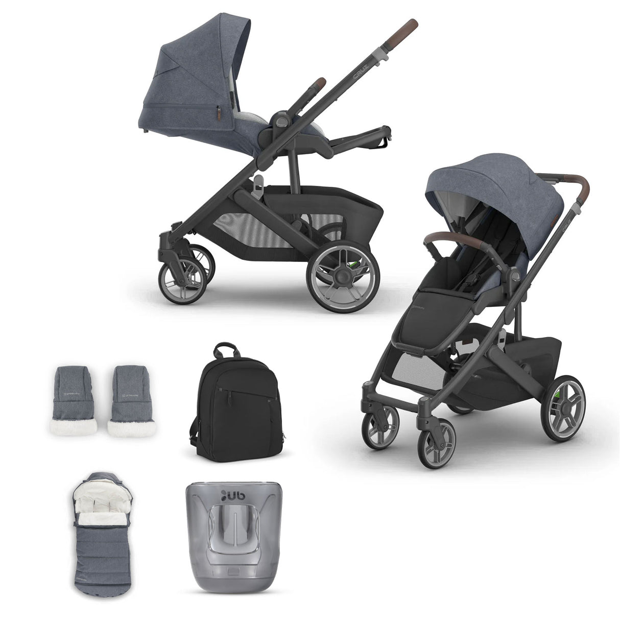 UPPAbaby Cruz V3 Pushchair & Accessory Bundle - Julian