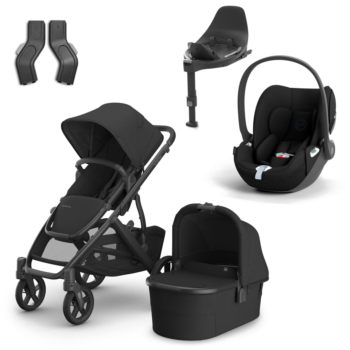 UPPAbaby VISTA V3 Luxury Cybex Cloud T i-Size Travel System Bundle - Jake