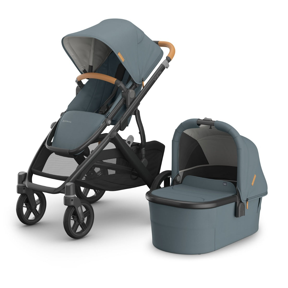 UPPAbaby VISTA V3 + Maxi-Cosi Cabriofix i-Size Travel System Bundle - Dillan 12