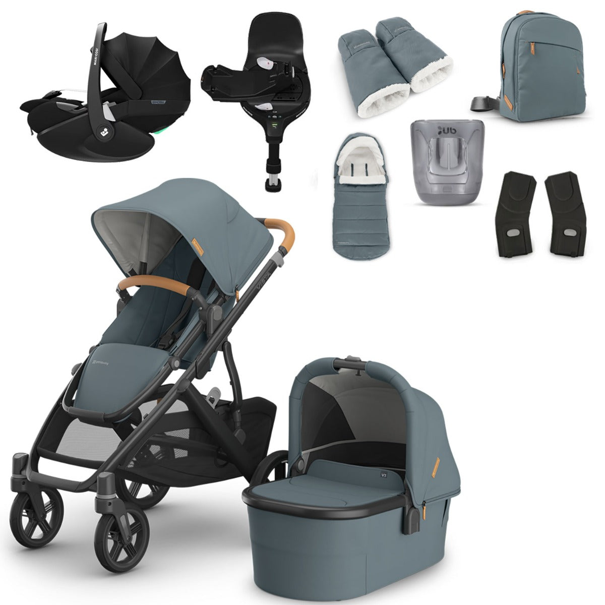 UPPAbaby VISTA V3 Luxury Travel System with Maxi-Cosi Pebble 360 Pro2 i-Size - Choose your Colour 13