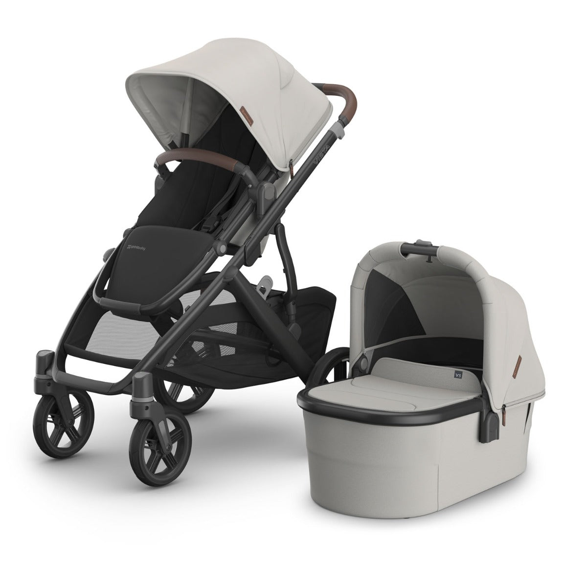 UPPAbaby VISTA V3 Pushchair and Carrycot - Savannah 1