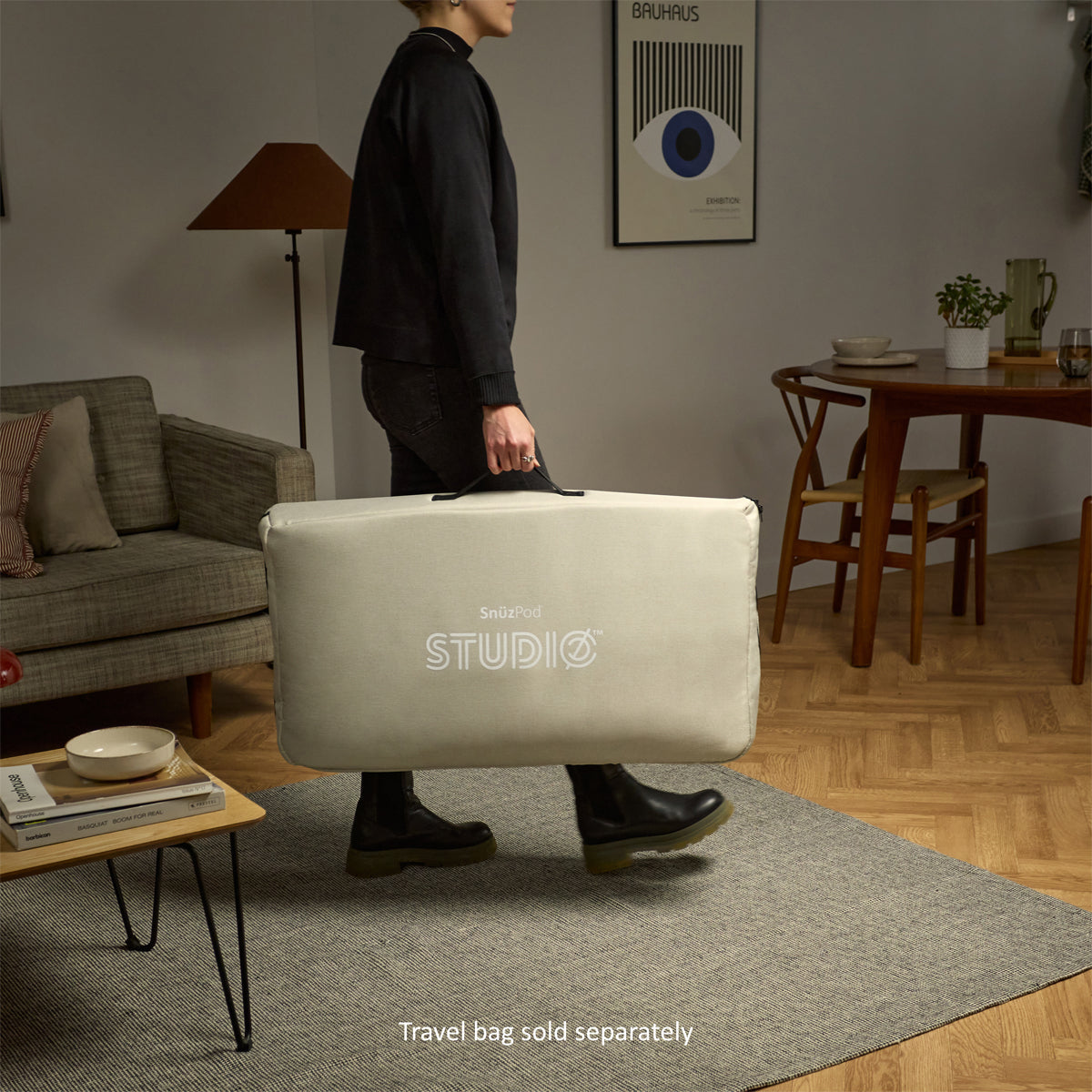 SnuzPod Studio Bedside Crib - Paris