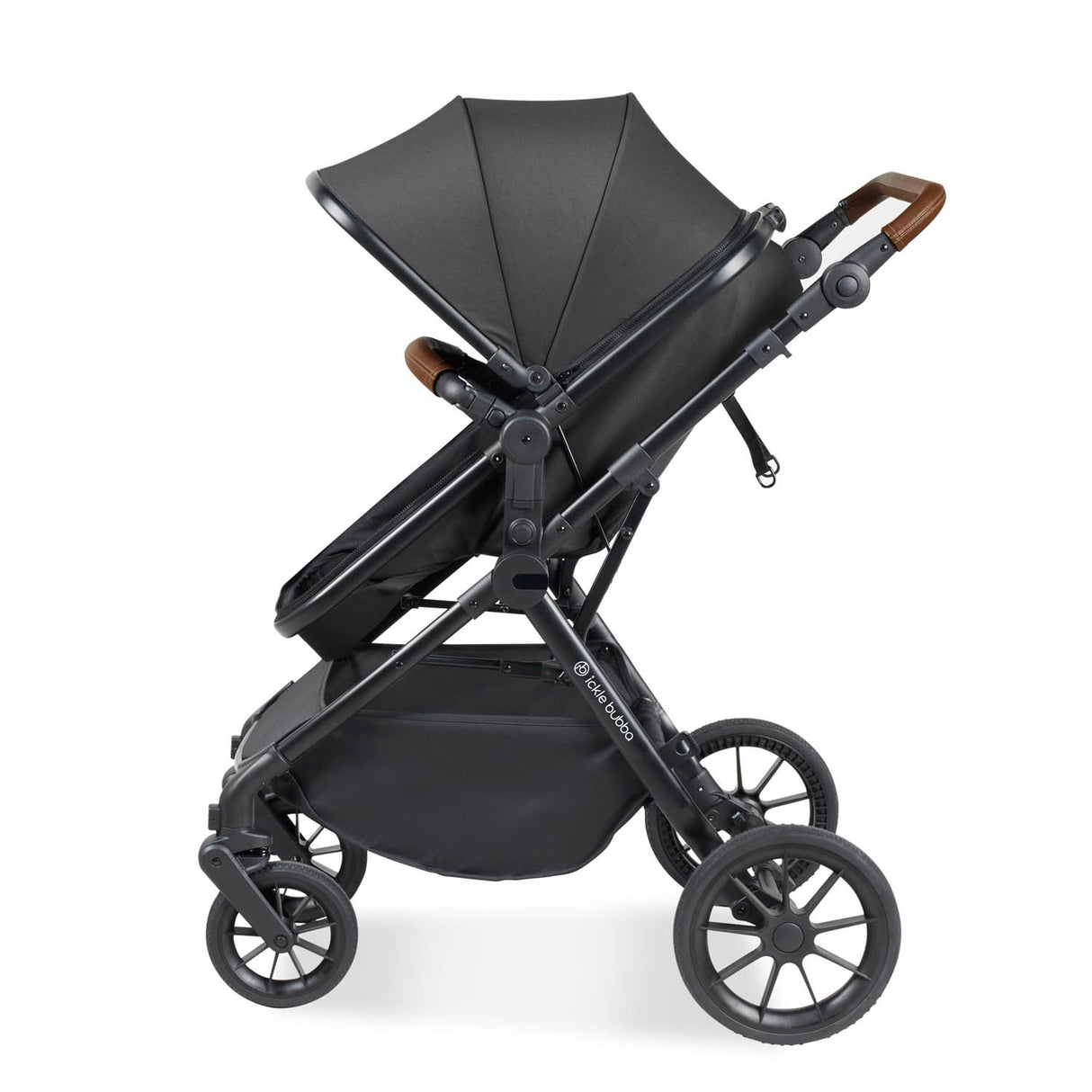 Ickle Bubba Cosmo 2 in 1 Pushchair - Black/Graphite Grey